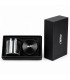 KIT COMPLETO GRINDER ATOMIC IN METALLO IN 3 PARTI DIAM. DA 50MM CON BARATTOLO E PALETTA DOSATRICE CONFEZIONE REGALO
