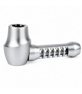 PipA IN ALLUMINIO GRIGIO DA 11.5CM Design Moderno IN ELEGANTE SCATOLA DA REGALO