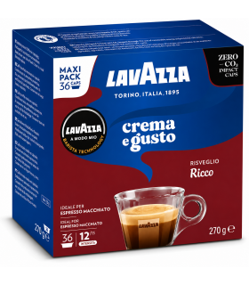 Capsule Lavazza A Modo Mio Crema e Gusto Ricco conf. da 36 capsule
