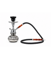 Narghilè Champ Al Malik hookah in Acrilico colorato 1 Tubo flessibile cromato  H.25 cm colore nero