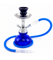 Narghilè Champ Al Malik hookah in Acrilico colorato 1 Tubo flessibile TRASPARENTE H.25cm colore BLU