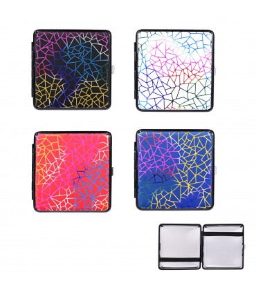 Portasigarette Atomic IN METALLO CON ELASTICO COLORI ASSORTITI  Conf. 6 pz