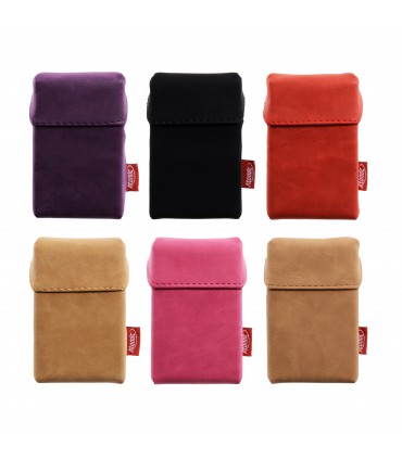 Portasigarette Atomic MORBIDO IN ALCANTARA COLORI ASSORTITI  Conf. 12 pz