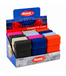 Portasigarette Atomic MORBIDO IN JEANS COLORI ASSORTITI  Conf. 12 pz