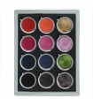 POSACENERE TASCABILE atomic in metallo COLORI ASSORTITI EXPO DA 24 PZ.