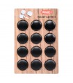 Posacenere ATOMIC in metallo NERO ESPOSITORE DA 12 PZ