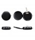 Posacenere ATOMIC in metallo NERO conf. DA 12 PZ