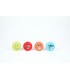 POSACENERE TASCABILE atomic in latta con smile sorridenti ASSORTITe conf. DA 12 PZ.