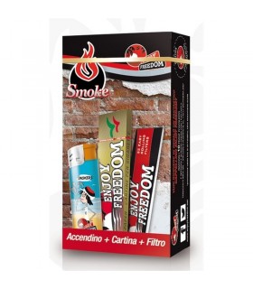 Confezionato Enjoy Freedom Easy Kit Smoke 3 pz. Expo 18 astucci