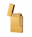 Accendino MYON PARIS BRASS 3 IN OTTONE DORATO CON FINITURA ORO SATINATO  IN UNA ELEGANTE SCATOLA DA REGALO