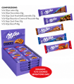COMBO MILKA 5 BARRETTE ASSORTITE TOTALE 198PZ.+ OMAGGIO 1CF. MILKA COOKIES SENSATION 24PZ. IN PRENOTAZIONE C/O A META' SETTEMBRE
