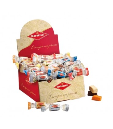 MINI TORRONCINI CONDORELLI IN EXPO DA 1 KG (PZ.92 ) ASSORTITO CON 6 GUSTI IN PRENOTAZIONE C/O META' OTTOBRE