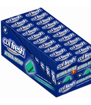 CHEWING GUM COLFRESH ASTUCCIO X-TRA MINT CON XILITOLO SENZA ZUCCHERO CONF. 20PZ