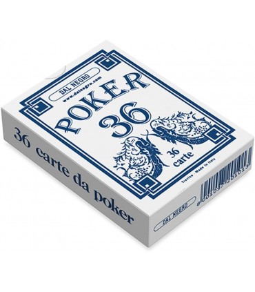 Carte Poker 36 Blu Dal Negro