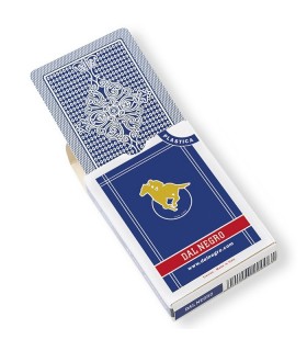 Poker San Siro Dal Negro A1 in plastica Mazzo Blu