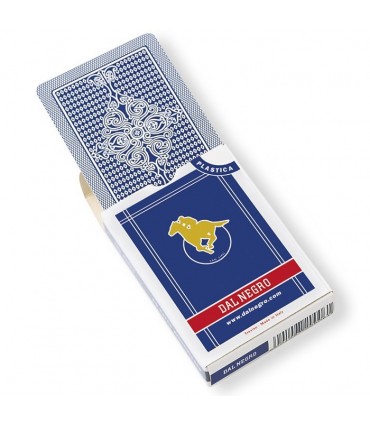 Poker San Siro Dal Negro A1 in plastica Mazzo Blu