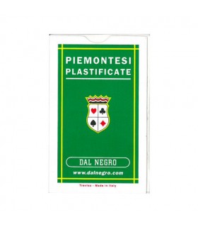 Carte Regionali Piemontesi pro Dal Negro in Plastica mazzo da 36 carte astuccio verde