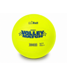 PALLONE GONFIO IN PLASTICA BIO VOLLEY MATCH GIALLO FLUO DIAM. 216 MM