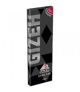 cartina corta Gizeh BLACK EXTRA FINE conf. 50 LIBRETTI DA 50 CARTINE