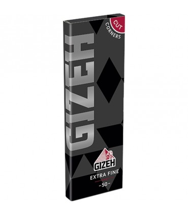 cartina corta Gizeh BLACK EXTRA FINE conf. 50 LIBRETTI DA 50 CARTINE