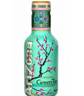 TE' VERDE ARIZONA AL GINSENG E MIELE BOTTIGLIA DA 500 ml CARTONE DA 6 PZ.