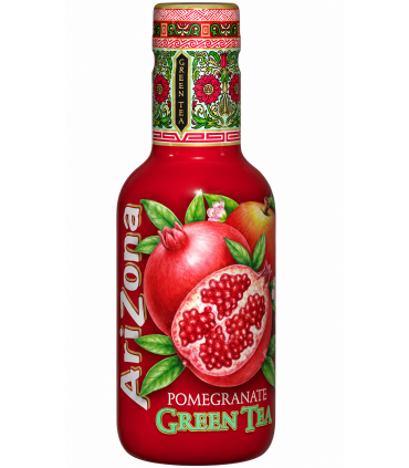 TE' VERDE ARIZONA AL MELOGRANO BOTTIGLIA DA 500 ml CARTONE DA 6 PZ.