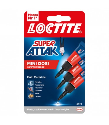 SUPER ATTAK  BLISTER CON 3 TUBETTI DA 1GR