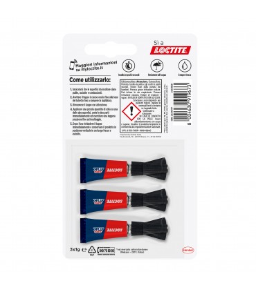 SUPER ATTAK  BLISTER CON 3 TUBETTI DA 1GR