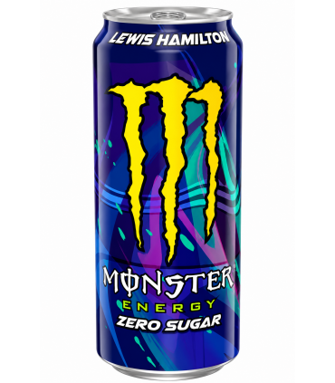 Bevanda MONSTER ENERGY LH44 LEWIS HAMILTON ZERO SUGAR 500 ml CARTONE DA 12 pZ.