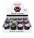 GRINDER ROCKET TRITATABACCO DIAMETRO 30 MM. 3 PARTI IN METALLO CONF. DA 12 PZ.