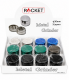GRINDER ROCKET TRITATABACCO DIAMETRO 30 MM. 3 PARTI IN METALLO CONF. DA 12 PZ.