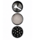 GRINDER ROCKET TRITATABACCO DIAMETRO 40 MM. 3 PARTI IN METALLO + SPATOLA CONF. DA 12 PZ.