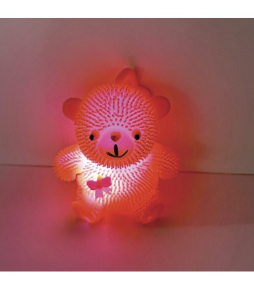 ORSACCHIOTTO LUMINOSO APPENDIBILI CON LUCE E ALL'INTERNO GUSTOSE CARAMELLE AI FRUTTI DA 3GR EXPO 12PZ