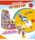 LECCA LECCA ICE CREAM POP A FORMA DI CONO MINI CARAMELLE AI GUSTI FRAGOLA, MELA VERDE ,LAMPONE E LIMONE DA 45GR EXPO 12PZ