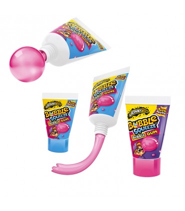GOMMA DA MASTICARE IN TUBETTO DA SPREMERE AI GUSTO TUTTI I FRUTTI DA 30GR EXPO 12PZ
