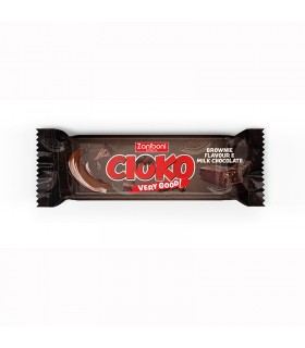 BARRETTA CIOKO VERY GOOD BROWNIE CON CIOCCOLATO AL LATTE ZANIBONI 40G CONF. 24 PZ. SCADENZA (31/08/2026)