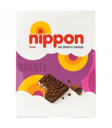 NIPPON L'ORIGINALE RISO SOFFIATO AL CIOCCOLATO FONDENTE DA 12GR CONF.48PZ SCADENZA (28/09/2026)
