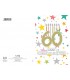 Biglietto MARPIMAR BUON COMPLEANNO 60 ANNI SPECIAL CON APPLICAZIONI IN 3D CONF.6 PZ.