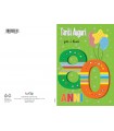 Biglietti MARPIMAR Buon Compleanno 80 ANNI CON FOIL OLOGRAFICO Conf.6 pz.
