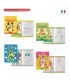 4 Libri marpimar da Colorare con copertina plastificata E VERNICE UV  da 16 Pagine assortiti come in foto