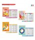 4 Libri marpimar da Colorare con copertina plastificata E VERNICE UV  da 16 Pagine assortiti come in foto