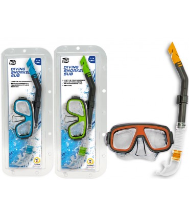 MASCHERA CON BOCCAIO CON LENTI IN POLICARBONATO E ANTI APPANNAMENTO DISPONIBILI IN 3 COLORI