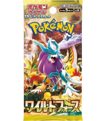 CARTE COLLEZIONABILI POKEMON WILD FORCE CONF. DA 30 BUSTINE CON 5 CARTE