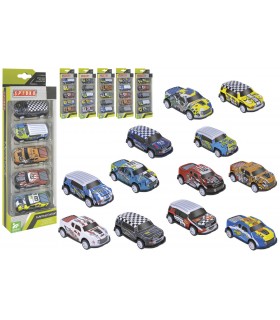 PLAYSET CON 5 AUTOMOBILI DIE CAST GLOBO GIOCHI CON RETROCARICA