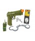 SET POLICE PISTOLA CON ACCESSORI GLOBO GIOCHI DISPONIBILE IN 2 MODELLI