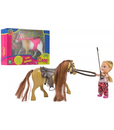 BAMBOLINA CAVALLERIZZA GLOBO GIOCHI CON PONY