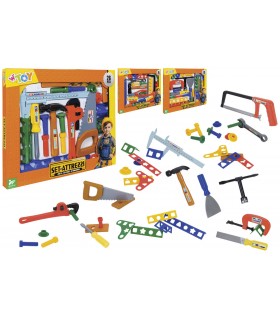 SET ATTREZZI DA LAVORO GLOBO GIOCHI CON 26PZ
