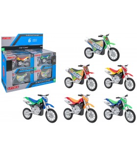 MOTOCROSS DIE CAST SCALA 1:18 IN EXPO DA 12 PZ ASSORTITI