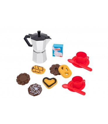 CARTELLA MOKA CAFFE' CON BISCOTTI E TAZZINE GLOBO GIOCHI DISPONIBILE IN 2 MODELLI