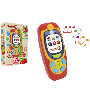 TELEFONO BABY CON LUCI, SUONI ED EFFETTI MUSICALI GLOBO GIOCHI